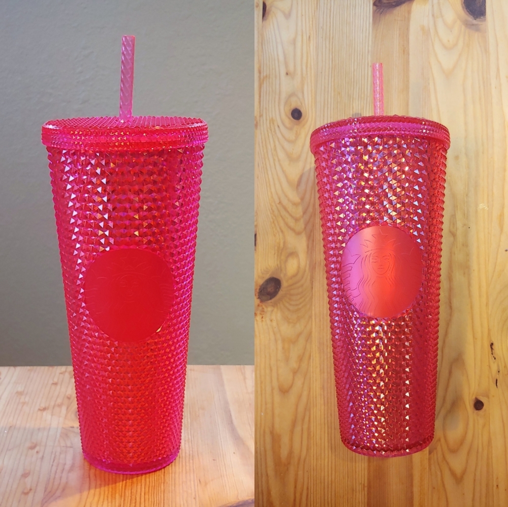 *Limited Release* Starbucks pink faceted cold cup
